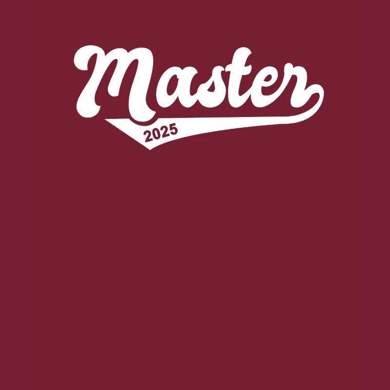 Master 2025 Diplôme de Master Graduation