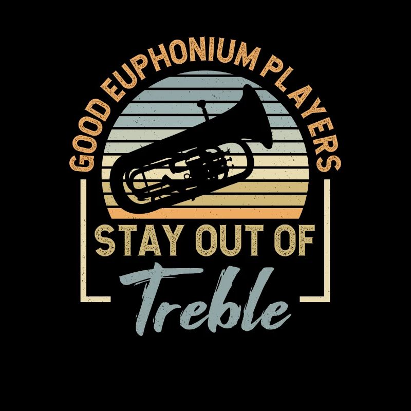 Euphonium baryton en laiton profond
