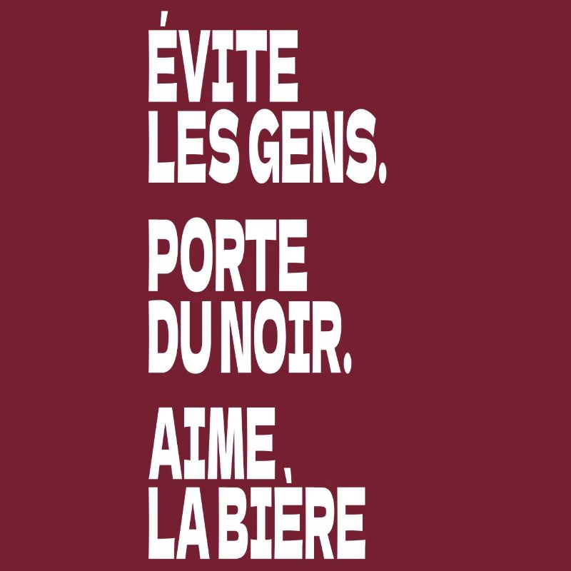 évite les gens