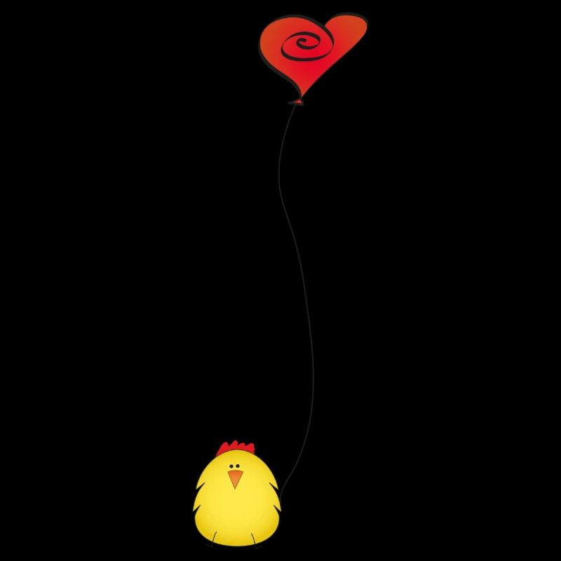 Idée cadeau de poulet mignon en amour
