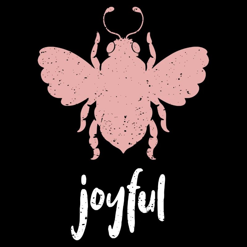 Rosa Bee Joyful Biene Be Joyful