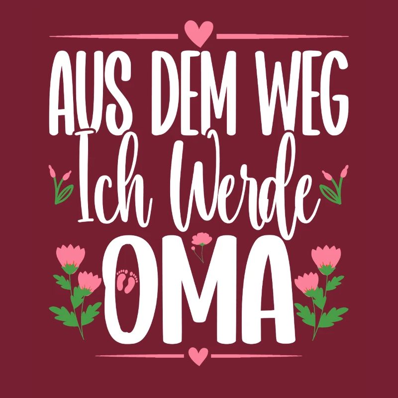 Ich Werde Oma Großmama Pensionierte Großmutter