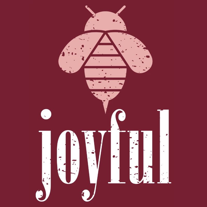 Rosa Bee Joyful Biene Be Joyful
