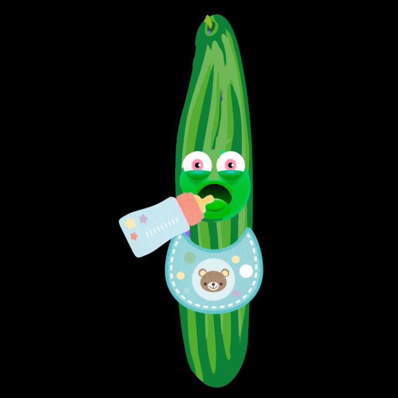 Moody cucumber, cucumbers, comic, cucumber, baby