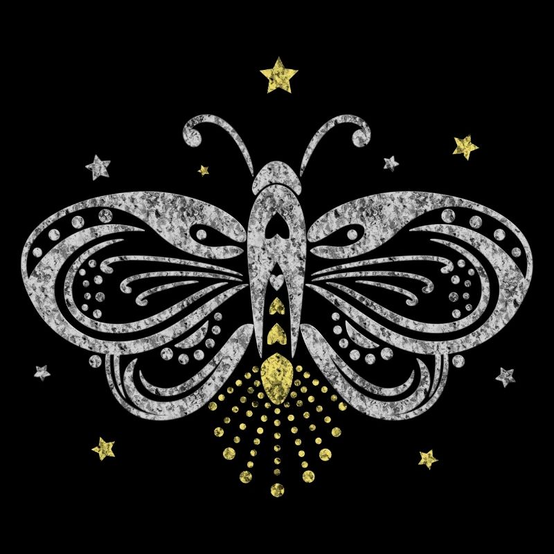 Firefly moth tattoo light star