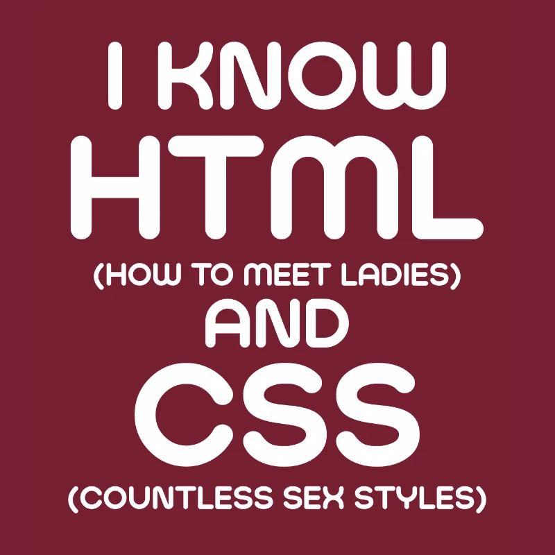 Je connais html et CSS