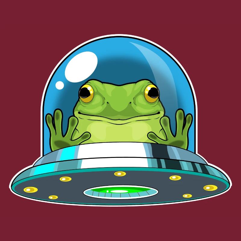 Frog Spaceship Space