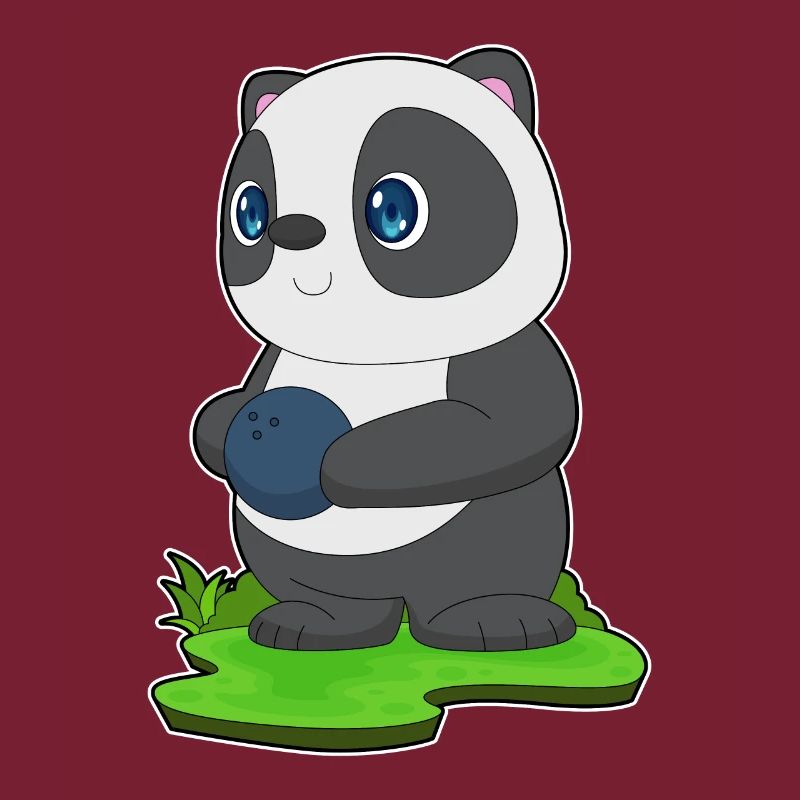 Boule de bowling Panda