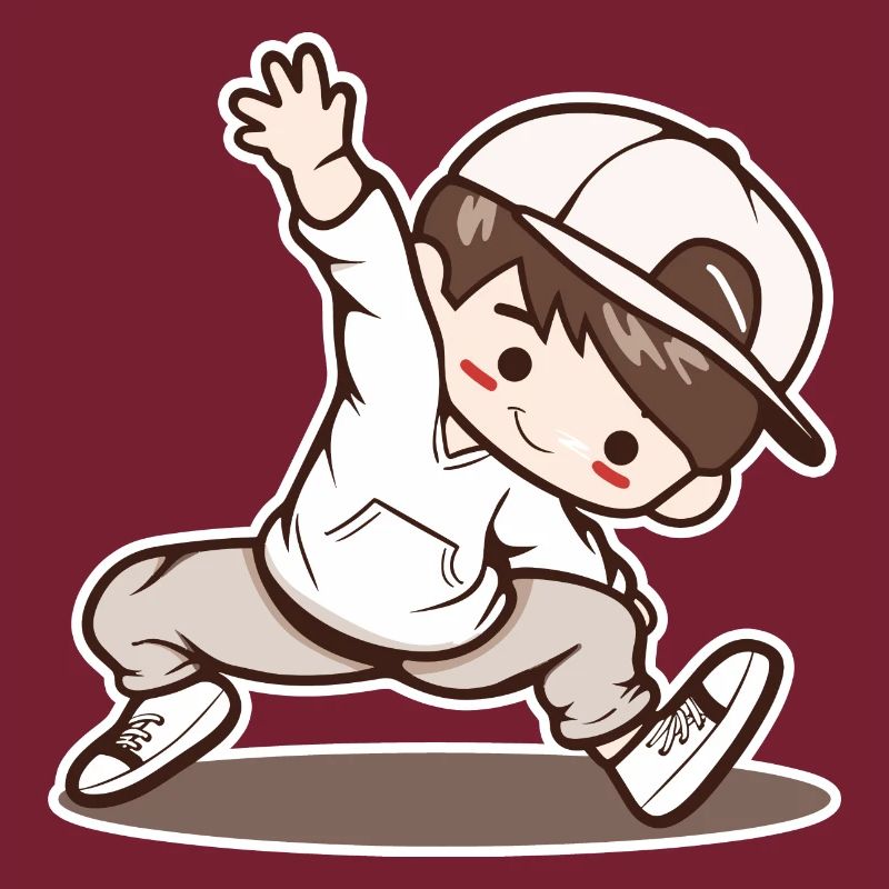 Petit garçon de breakdance