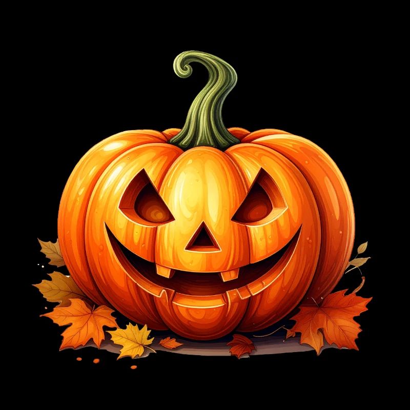 Fröhliche Halloween Kürbislaterne