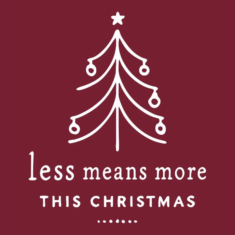 Moins, c’est plus à Noël