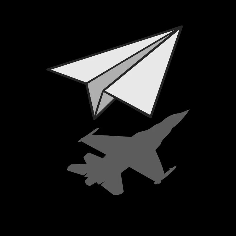 Papierflugzeug Luftfahrtingenieur Luftfahrt Geschenk