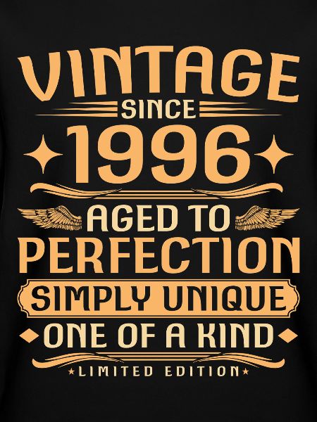 Vintage 1996 Vintage Born - 30 jaar oud
