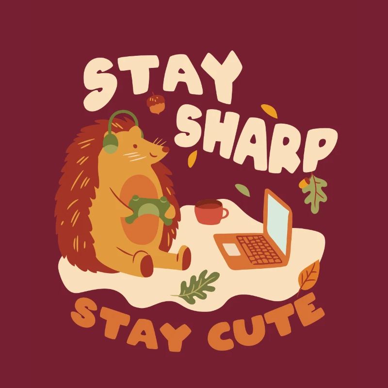 Igel Tag Journée du hérisson Reste en forme Reste mignon