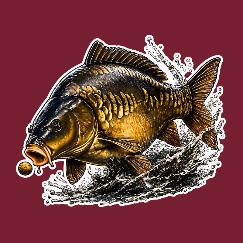 Conception de la pêche à la carpe miroir
