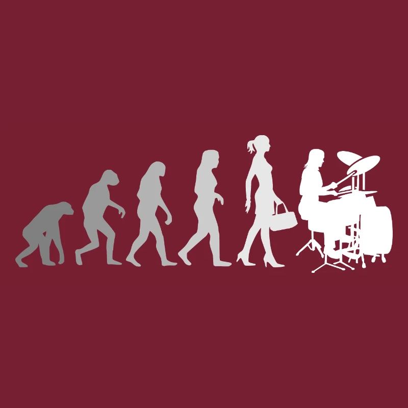 Evolution Schlagzeugerin Percussion Drummer