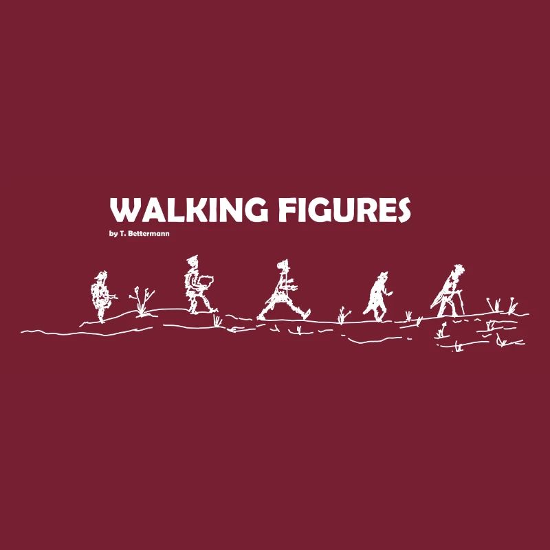 Figures de marche blanc