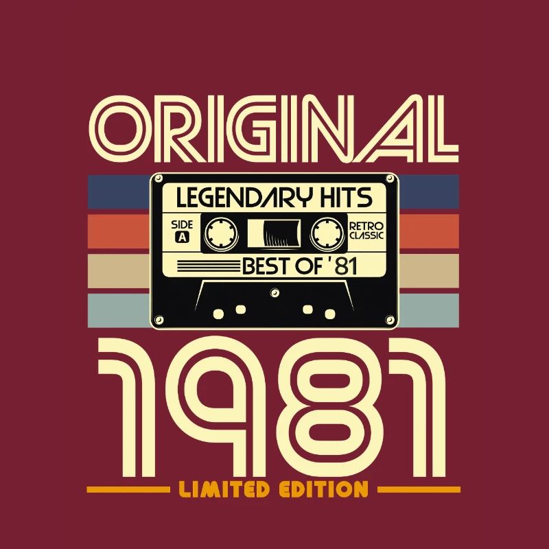 Cassette 1981 Édition Limitée Vintage