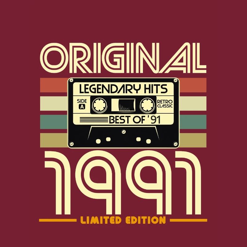 Original 1991 Limited Edition rétro