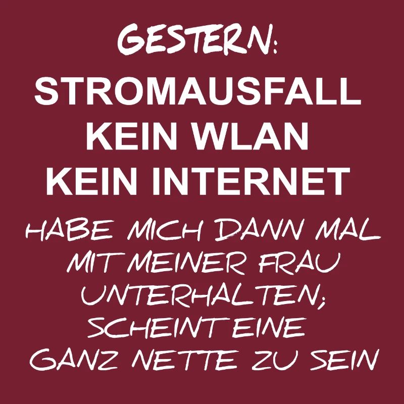 Stromausfall Frau Nerd Computer Gamer Geschenk