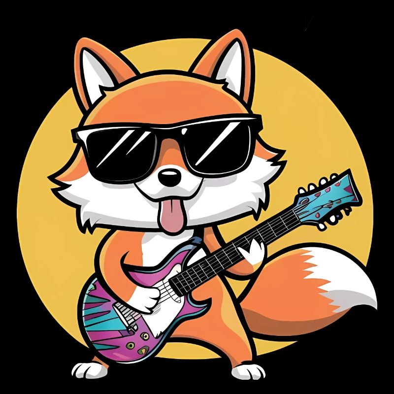 Panda Playing Guitar Gift