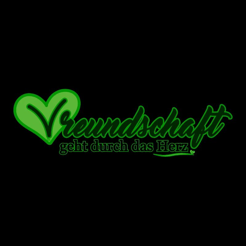 Vreundschaft geht durch das Herz