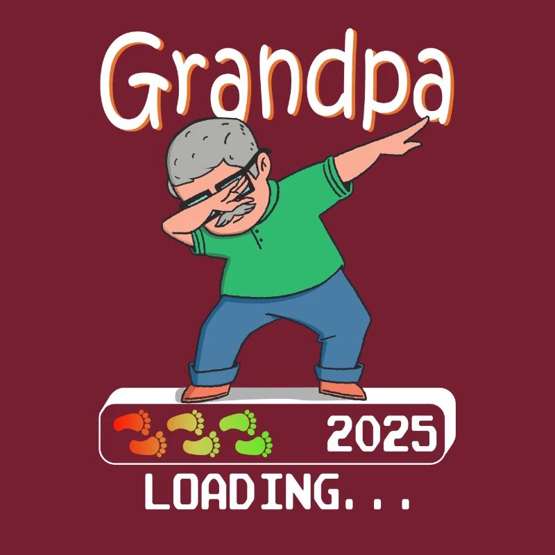 Werdender Opa 2025 loading zukünftiger Großvater