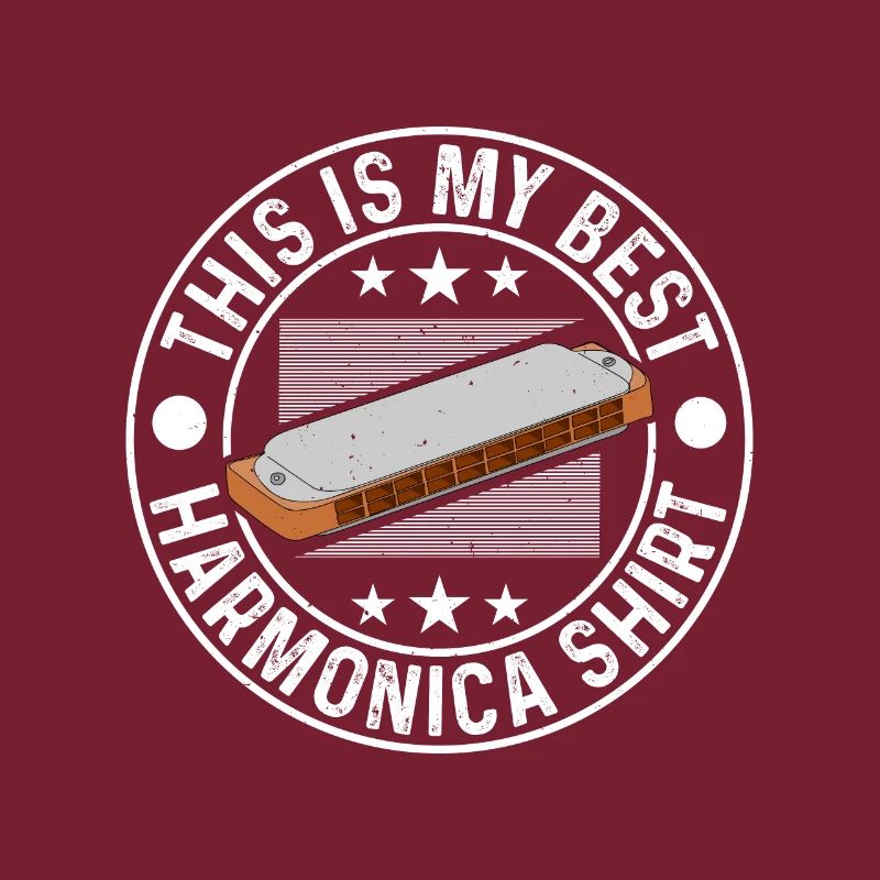 This Is My Best Harmonica Shirt Harmonica Mouth Or