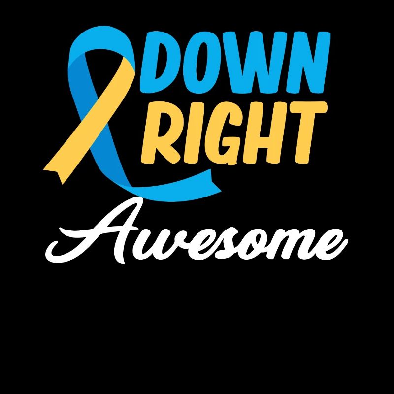 Down Right Awesome Down-syndrom Autismus