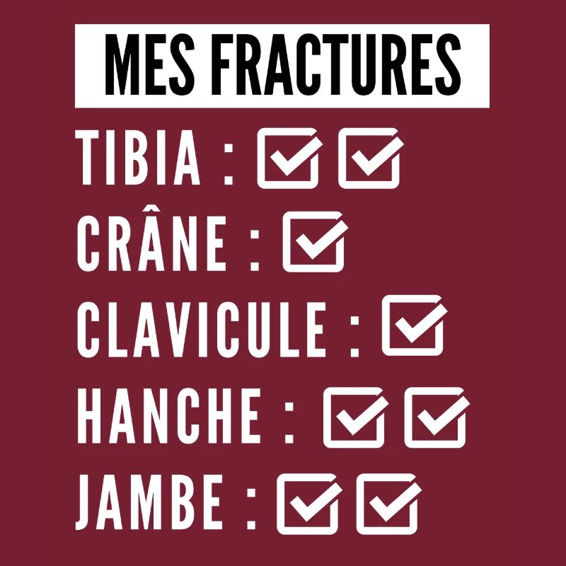 Liste des mes fractures
