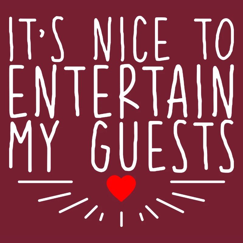 C’est agréable de divertir mes invités