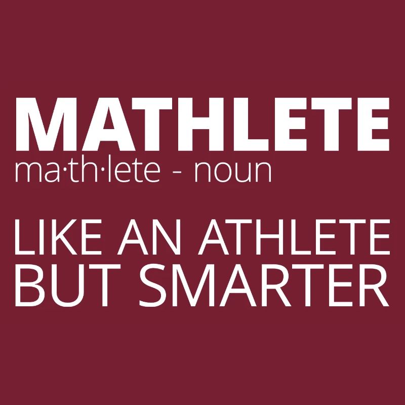 Mathlete comme un athlète mais plus intelligent