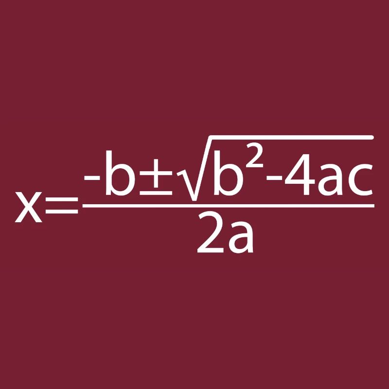Quadratic Formula for Math class