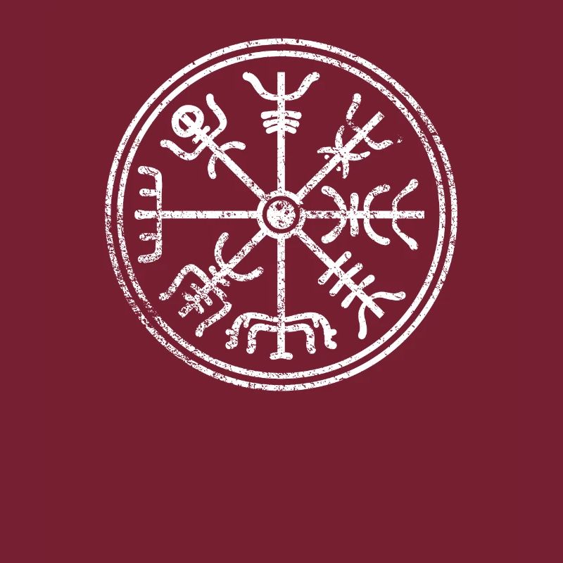 Wikinger Kompass Symbole Zeichen