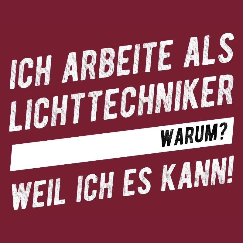 Lichttechniker Lichttechnik Bühne Geschenkidee