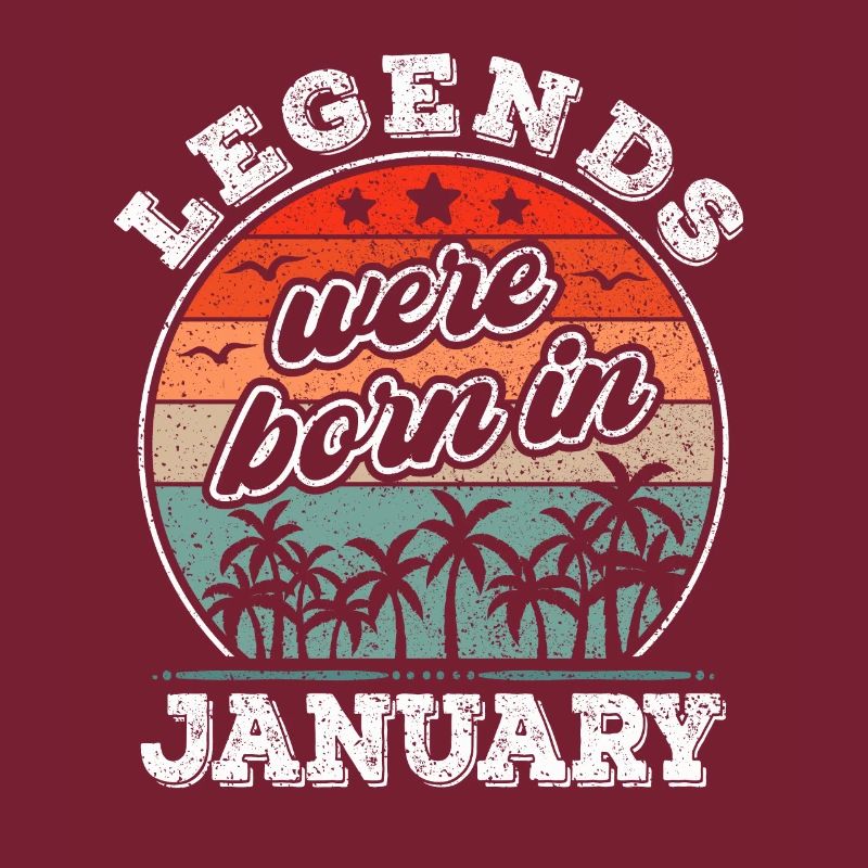 Janvier Anniversaire Janvier Born Legend Gift