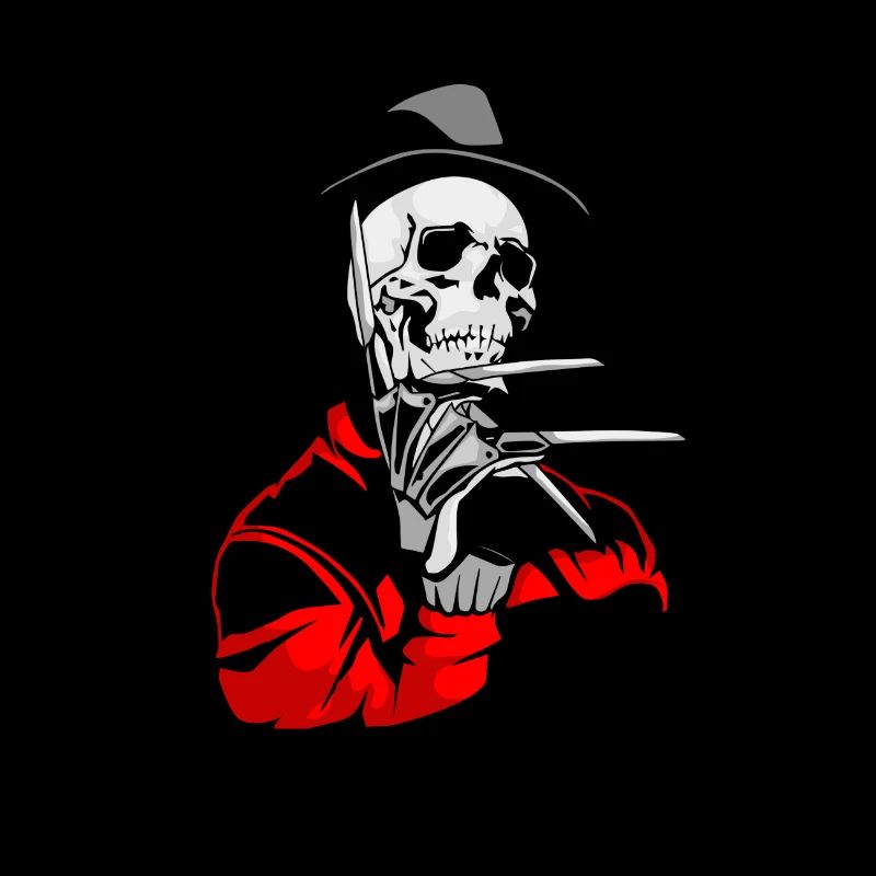Halloween Freddy Kruger Horror Gift T-Shirt