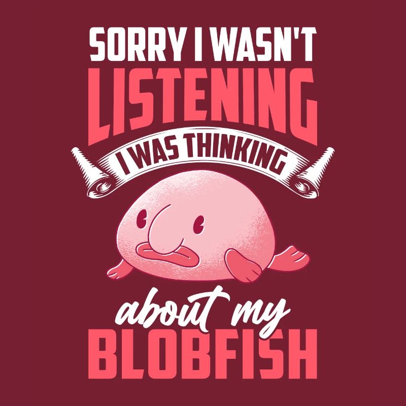 War abgelenkt durch Blobfisch lustiger Blobfisch