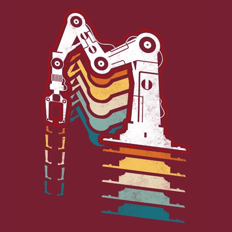 Robot Robotics Engineer Retro