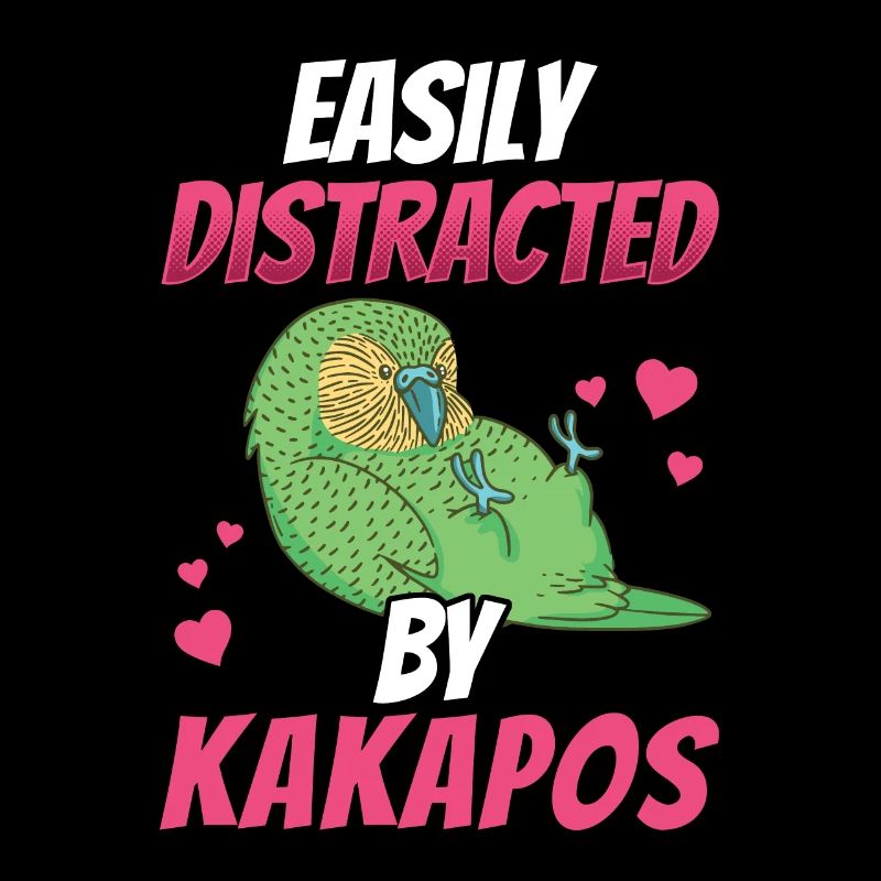Kakapo distracts flightless parrot Kakapo