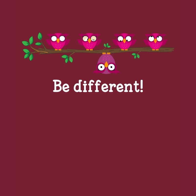 BE DIFFERENT Geschenkidee Anders Sprüche Geschenk