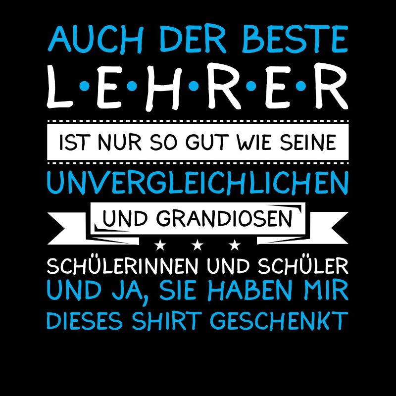 Lehrer Klassenlehrer Schüler Klasse Geschenk