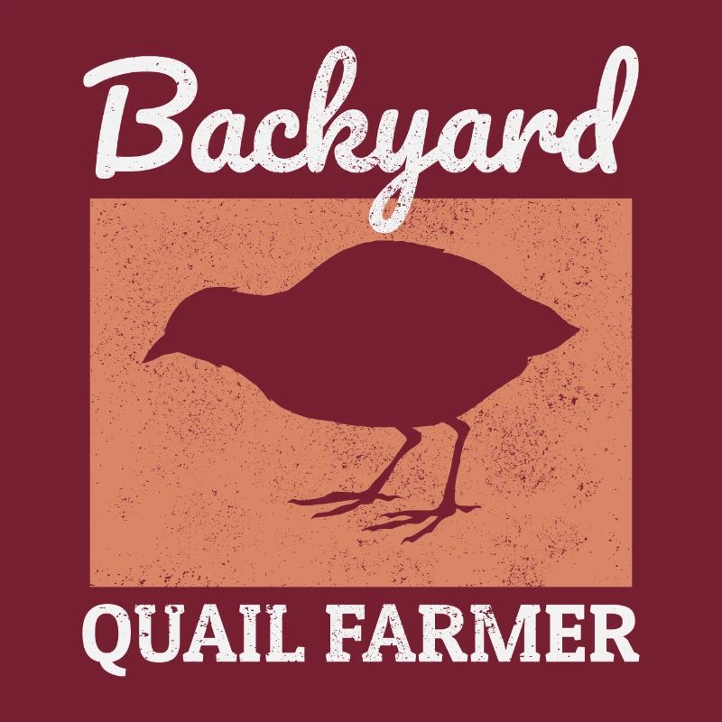 Backyard Farmer Caille Élevage Farming Farm Drôle