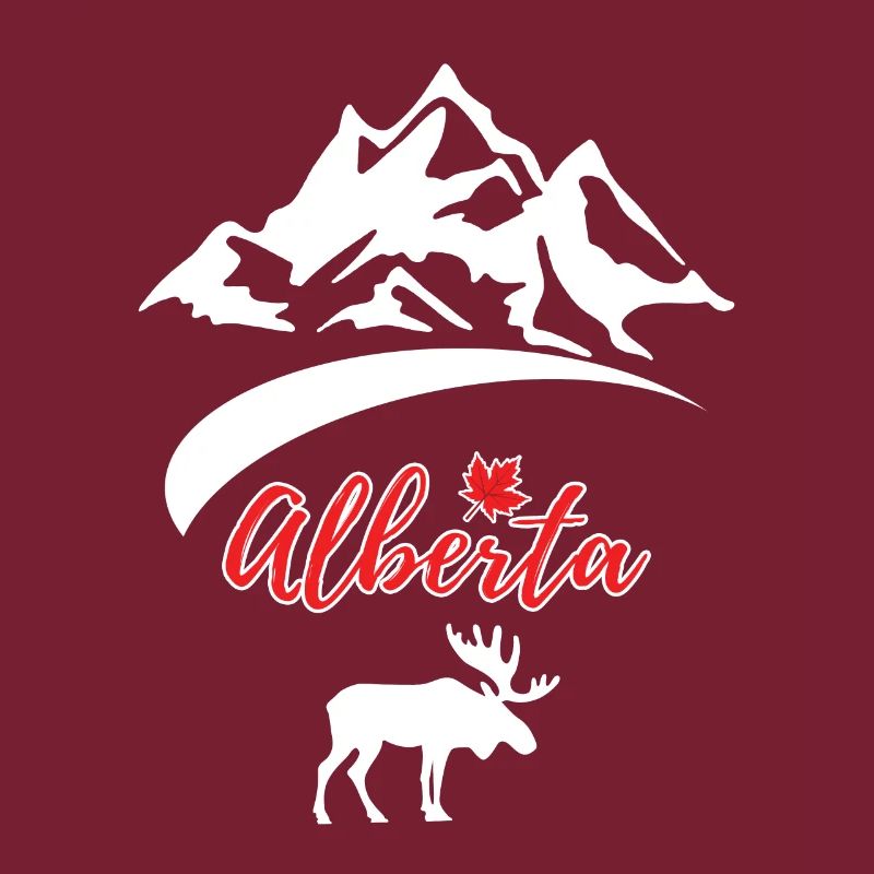 Alberta Canada White Moose Gift