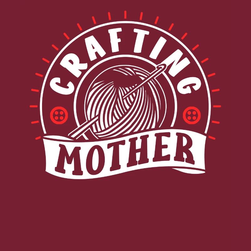 Bastelnde Mutter Basteln Mama Bastel Bastler