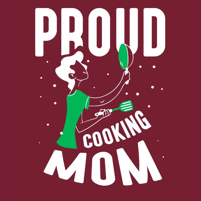 Stolze Kochende Mutter Koch Köchin Kochen Mama