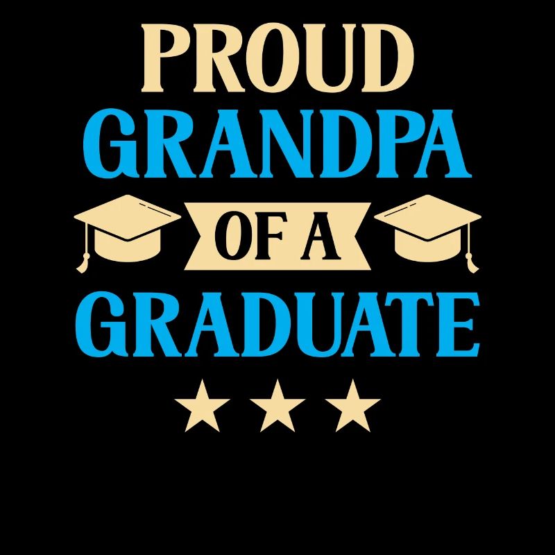 Stolzer Großvater Eines Absolventen Absolvent