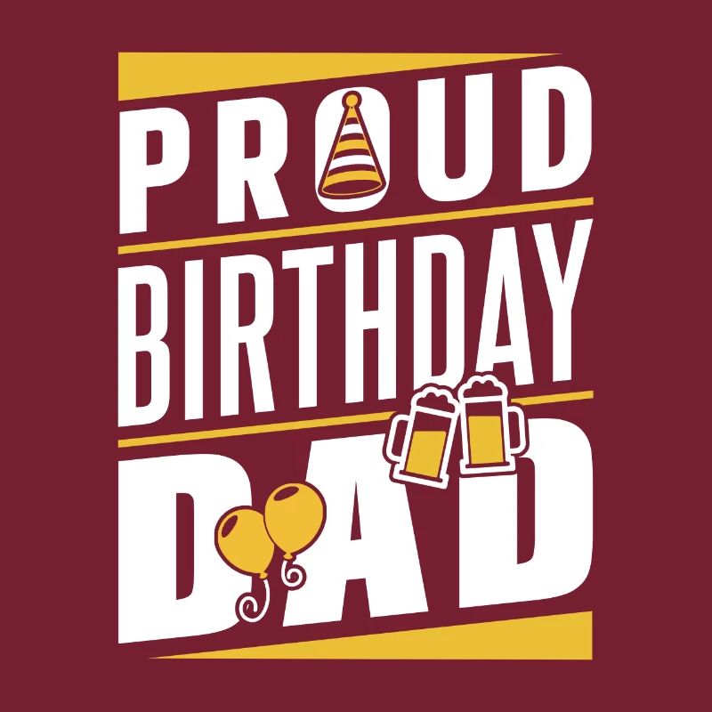 Stolzer Geburtstagspapa Geburtstag Papi Vater