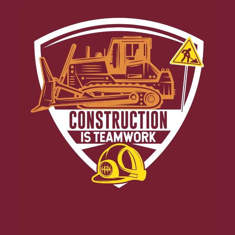 Construction work is teamwork Construction Teamwork Construction site