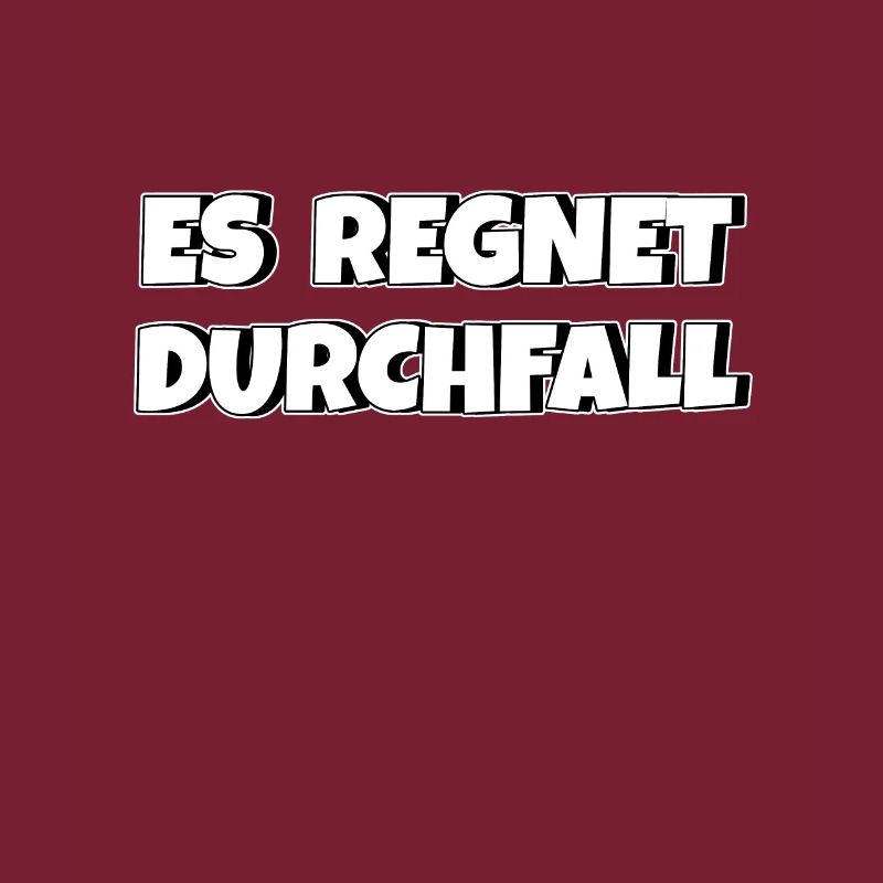 Es regnet Durchfall